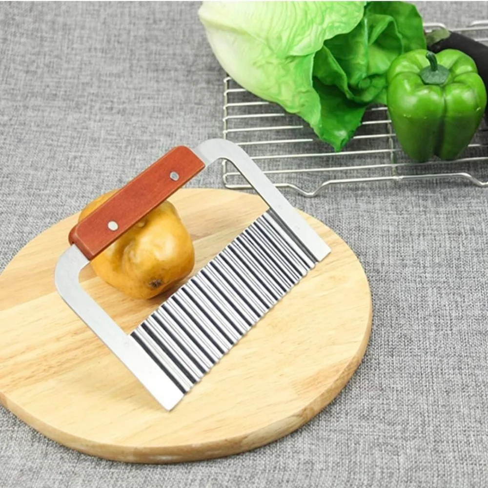 Super Leader‎ Crinkle Cutting Tool One Size Silver Brown